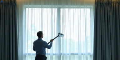 Commercial drapes cleaning service arana-hills hotels offices