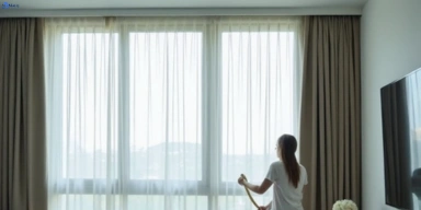 Delicate sheer drape cleaning arana-hills Matty Curtain Cleaning