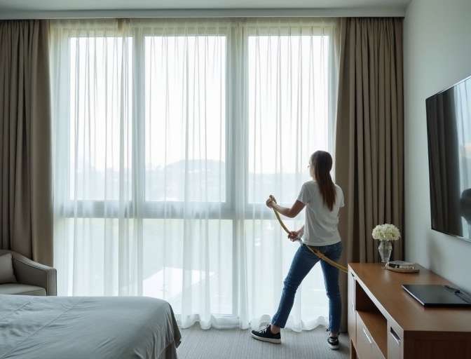 Arana Hills Sheer Curtain Cleaning